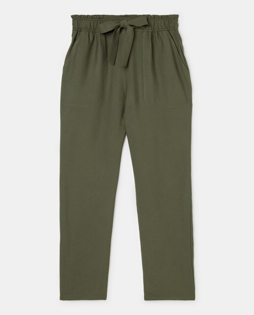 Pantalón fluido de mujer con cinturón · Fórmula Joven · El Corte Inglés