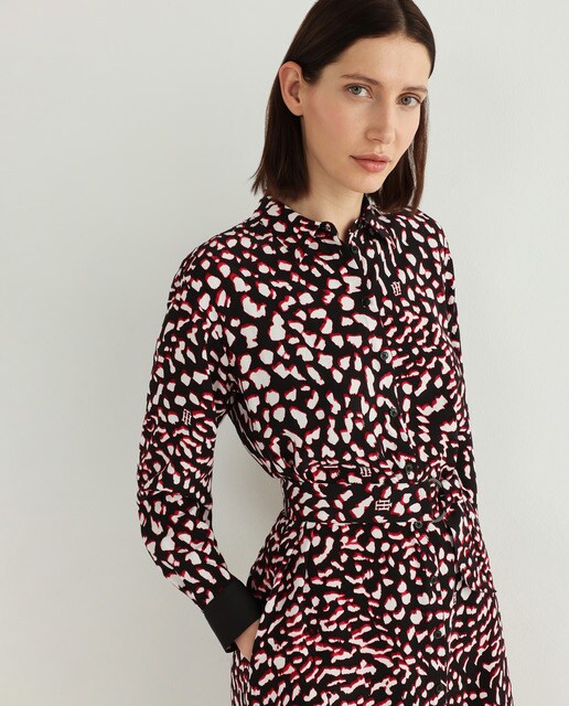 Vestido fluído manga larga · Tommy Hilfiger · El Corte Inglés