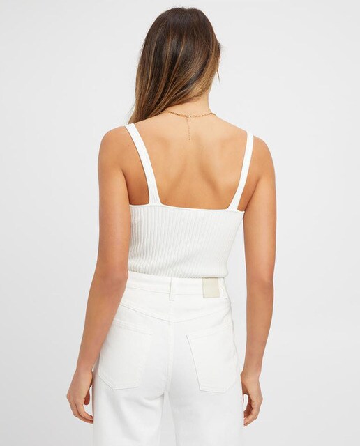 Jersey de mujer con tirantes y cierre con corchetes en todo su longitud ·  Kookai · El Corte Inglés