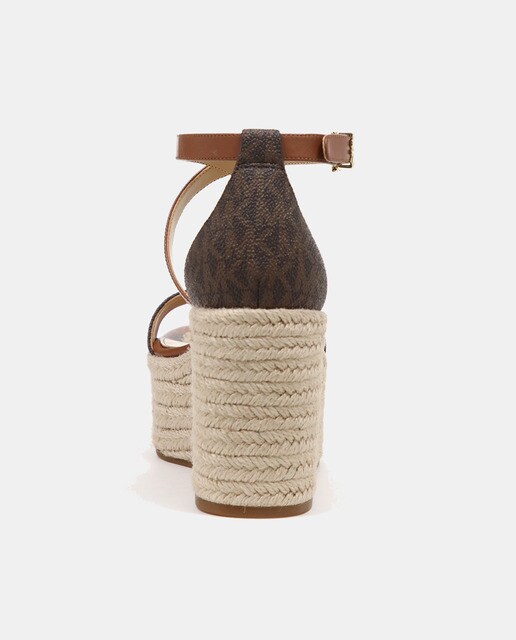 Alpargatas de cuña de mujer en piel con logotipo · Michael Michael Kors · El  Corte Inglés