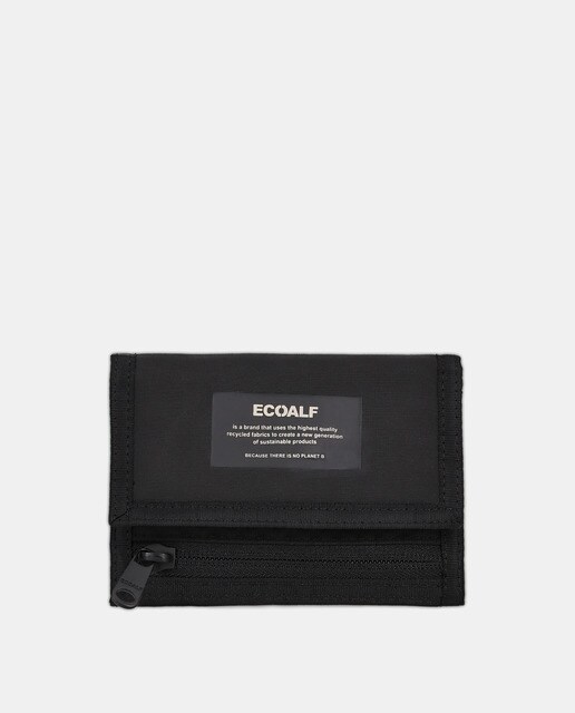 Comprar Cartera pequeña negra con cierre de velcro · Ecoalf · El Corte  Inglés
