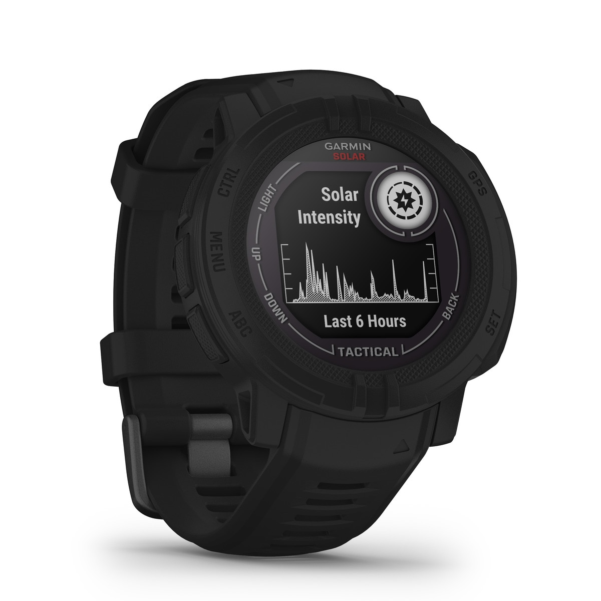 Relógio smartwatch Instinct 2 Solar Tactical Garmin Preto-7