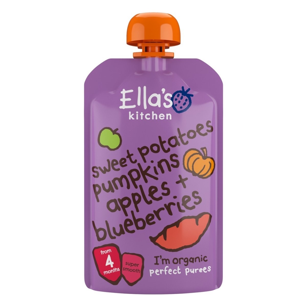 Imagem 0 de Smoothie Puré de Batata Doce, Abóbora, Maçã e Mirtilo - 120 g