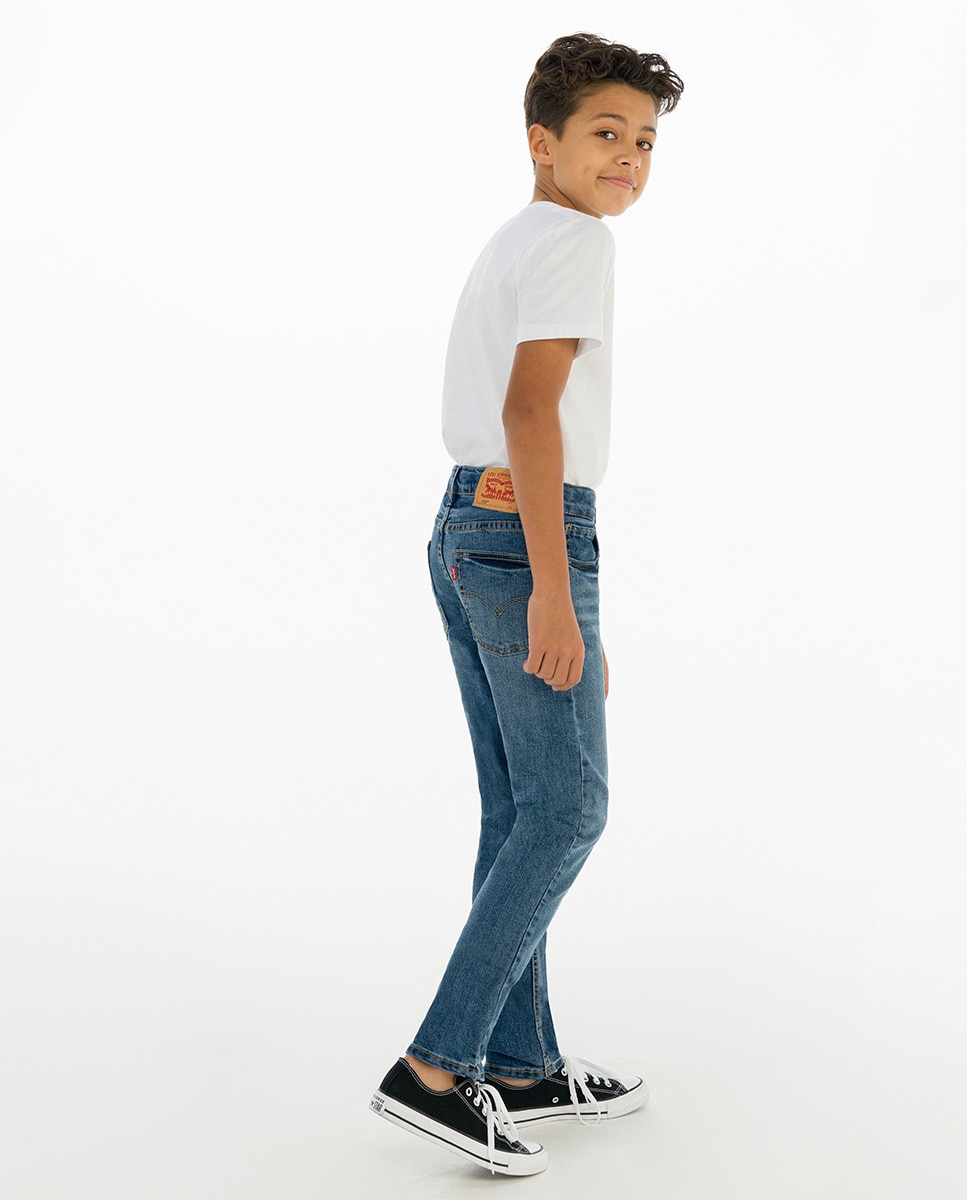 Calças skinny azuis Azul-2