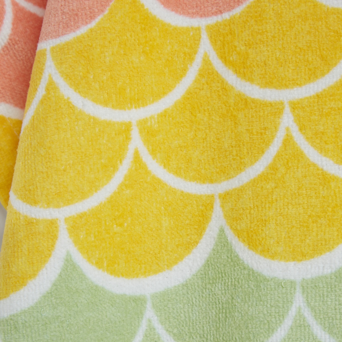 Poncho de praia infantil Sereia Multicolor-3