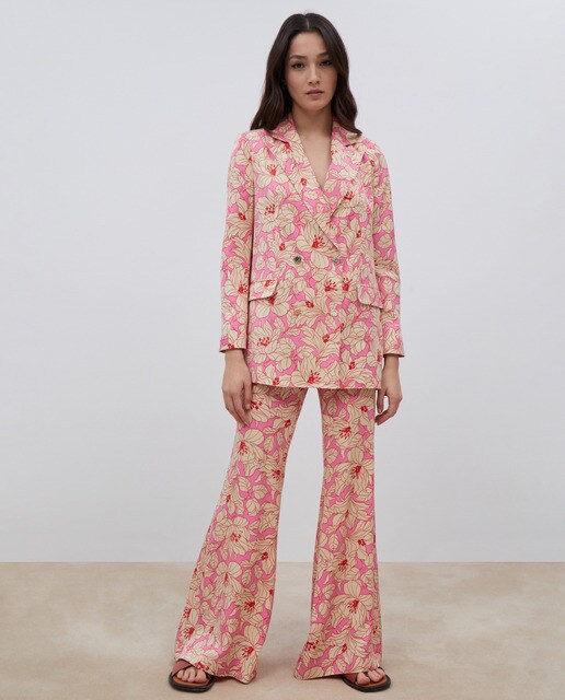 Blazer cruzada de mujer con flores · Fórmula Joven · El Corte Inglés