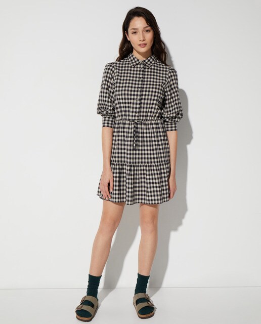Vestido camisero con cuadros vichy · Easy Wear · El Corte Inglés