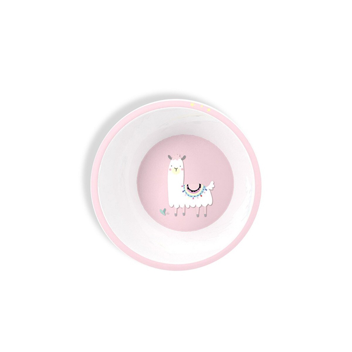 Vajilla 5 piezas Interbaby llama rosa Rosa-3