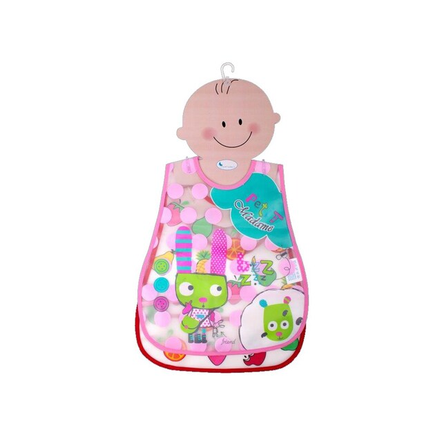Imagen 0 de Pack 2 baberos Interbaby Gugu rosa