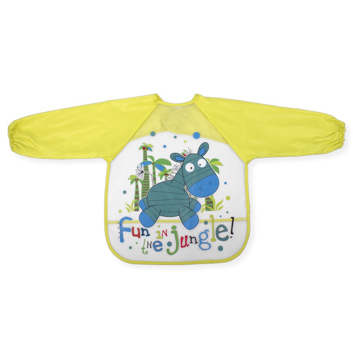 Babero con mangas Interbaby amarillo Amarillo-1