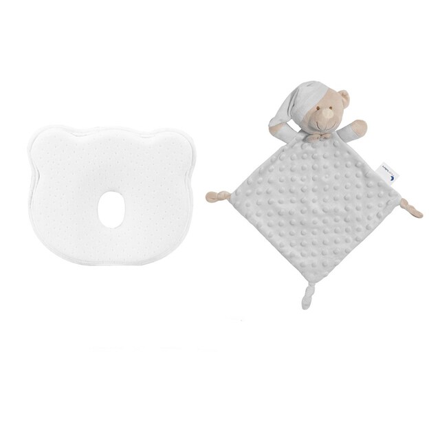 Imagen 0 de Cojín antiplagiocefalia Interbaby con dodou gris