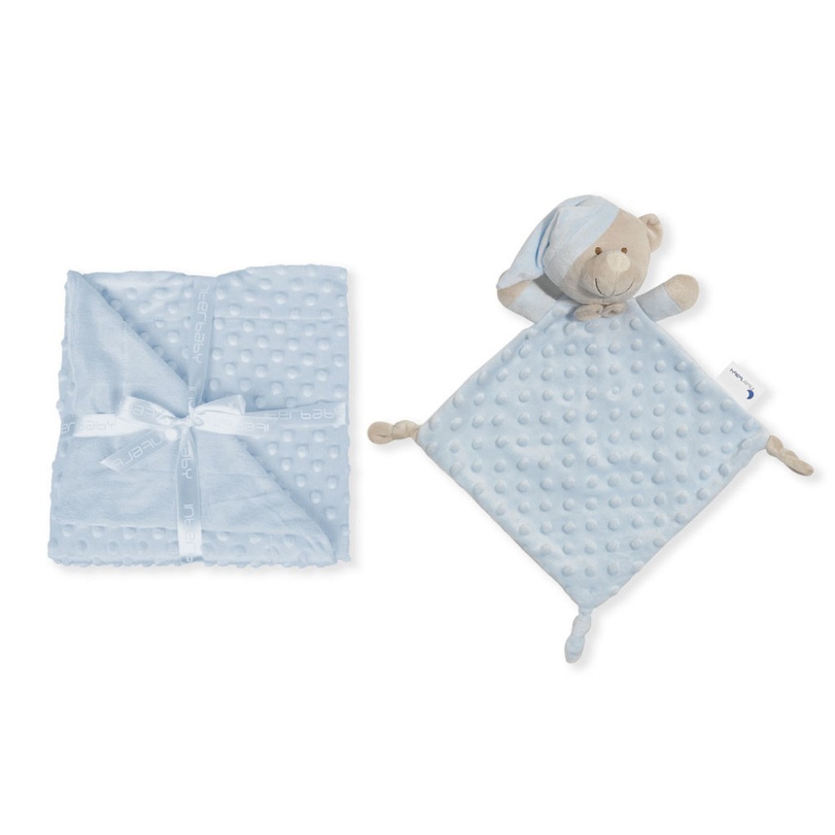Manta Interbaby burbuja y dou dou osito azul Azul-1