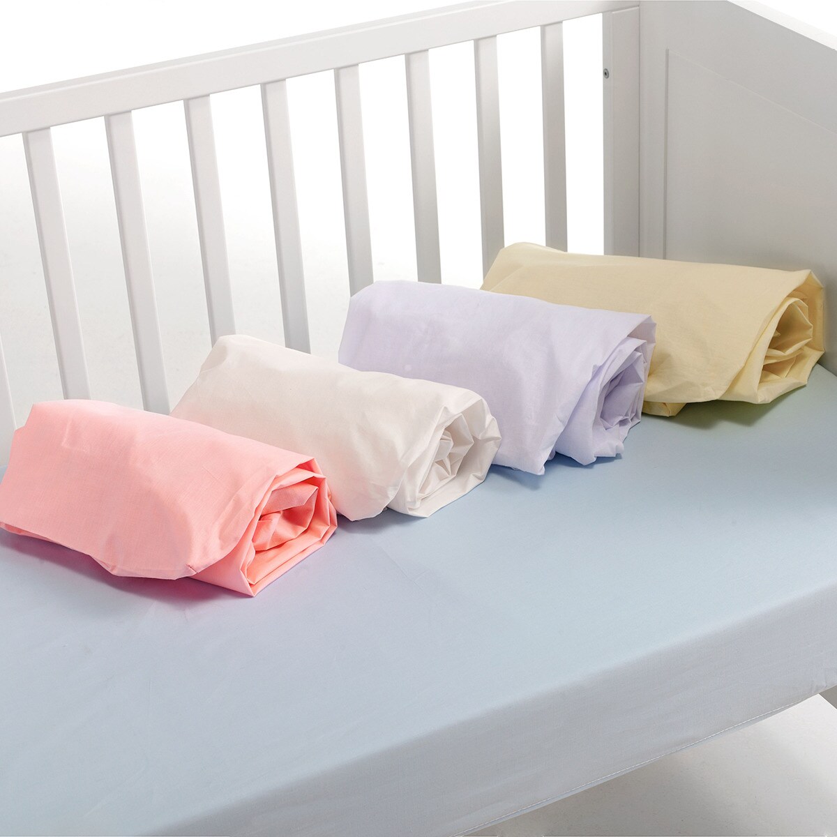 Sábana bajera Interbaby para cuna azul Azul-1