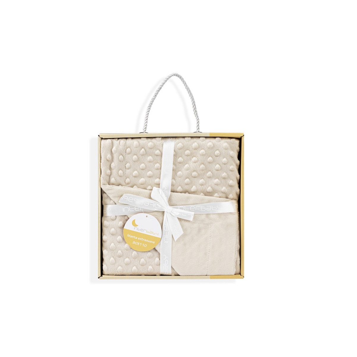 Manta Interbaby burbuja beige Beige-4