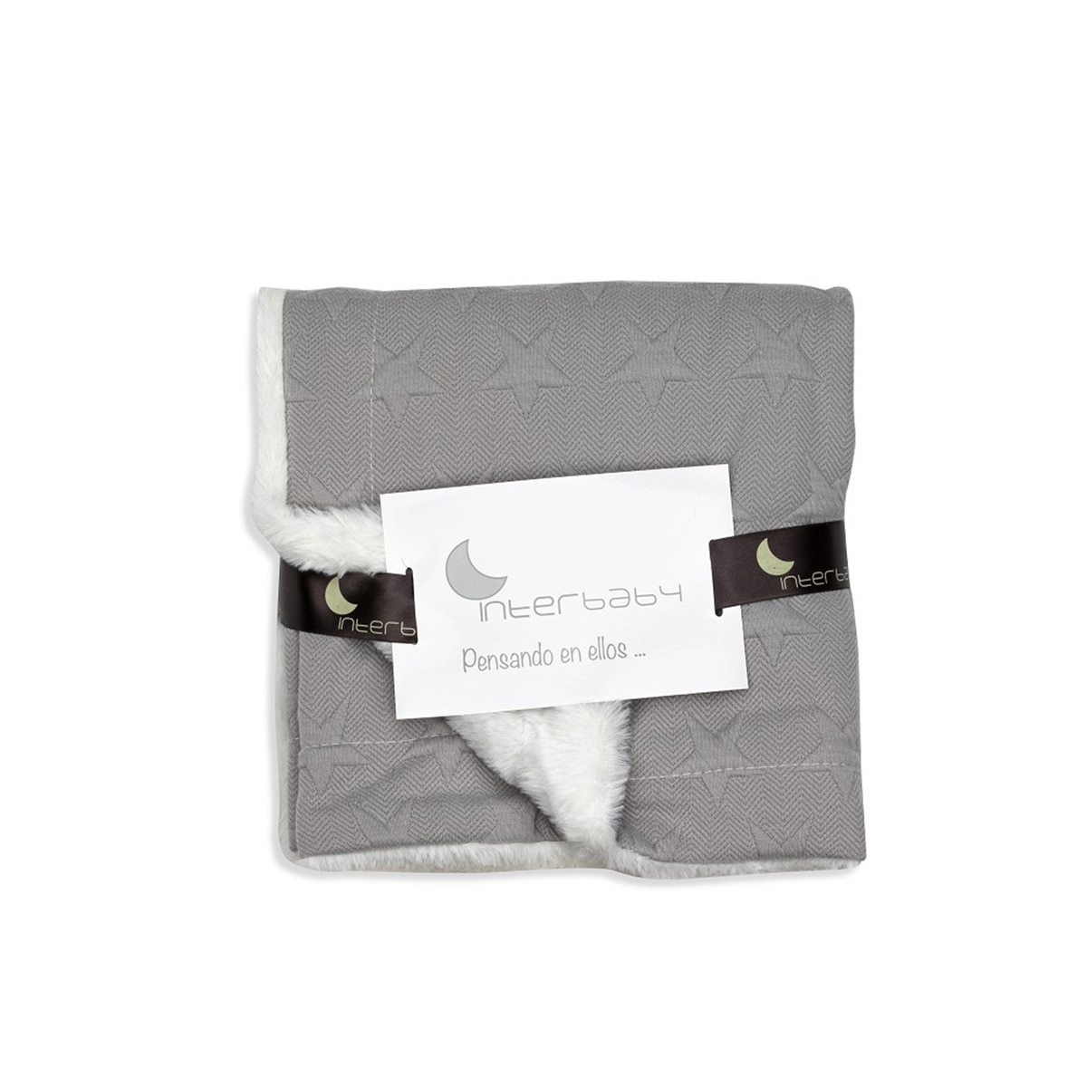 Manta Interbaby universo gris Gris-4