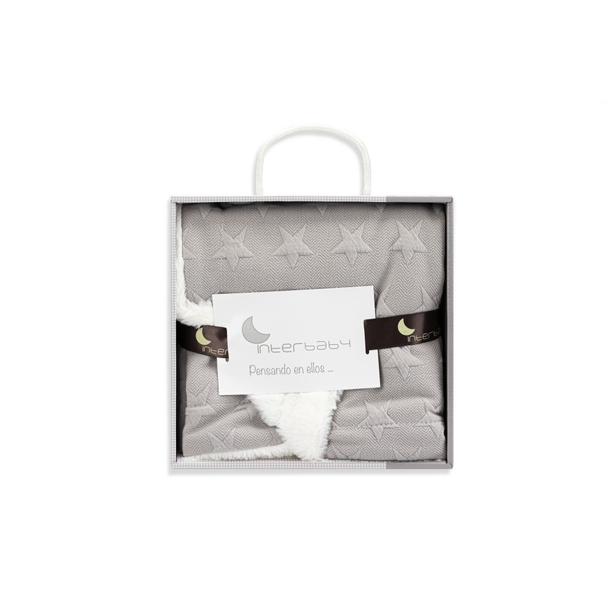 Manta Interbaby universo gris Gris-5