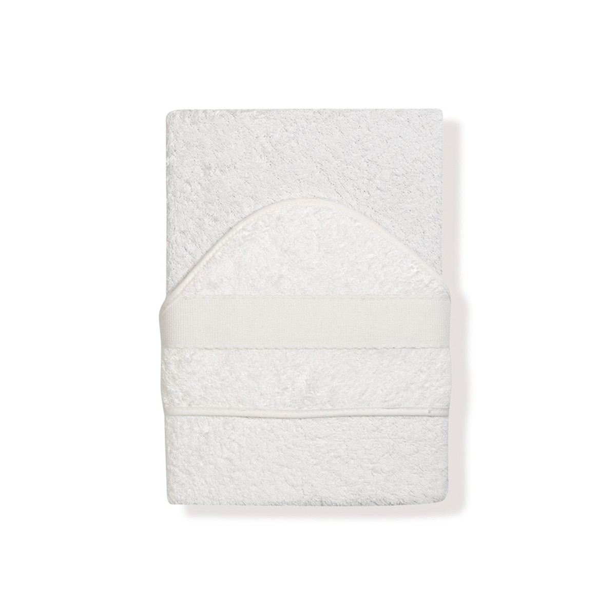 Imagen 0 de Capa de baño Interbaby de punto de cruz blanco