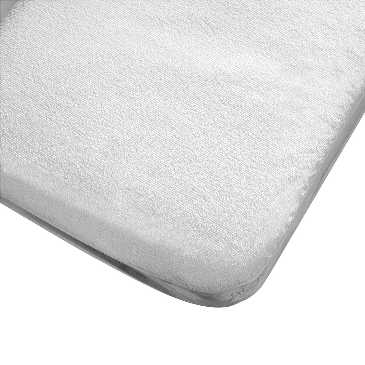 Protector de minicuna Interbaby plastificado blanco Blanco-1