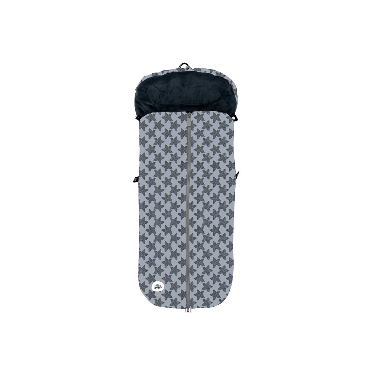 Imagen 0 de Saco para carro universal Interbaby Star marino gris