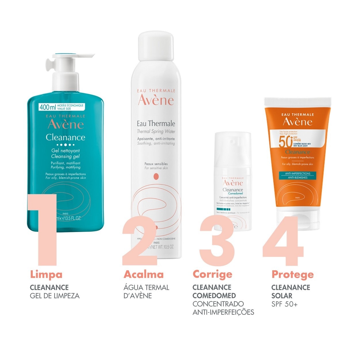 Gel Cleanance com doseador Avène 3
