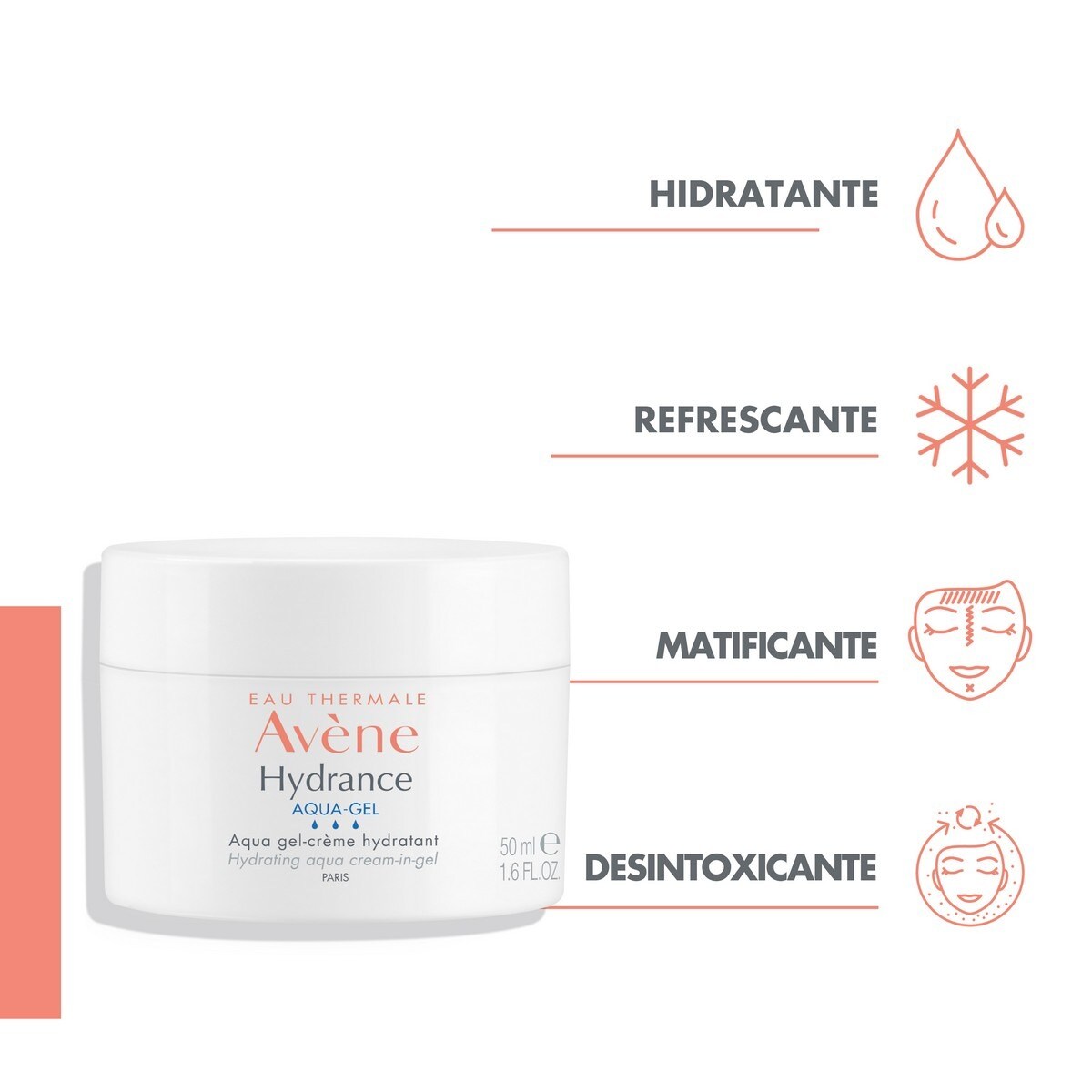 Creme Hidratante Hydrance Aqua-Gel 50ml Avène 4