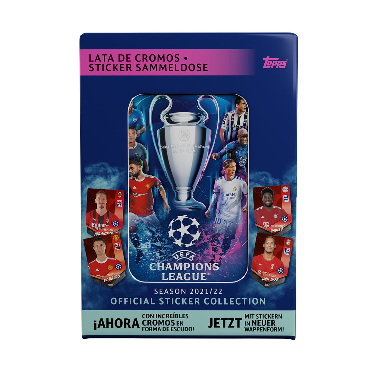 Topps - Ucl Cromos 2021-2022 Latas En Oferta Topps - Ucl Cromos 2021-2022 Latas