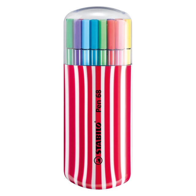Imagen 0 de Estuche Zebrui con 12 Rotuladores Premium Pen 68 STABILO Multicolor