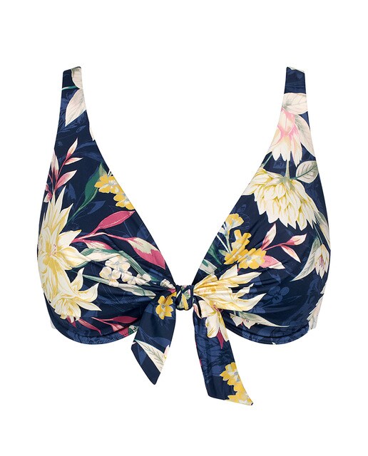 Top de bikini triángulo con estampado floral · Triumph · El Corte Inglés