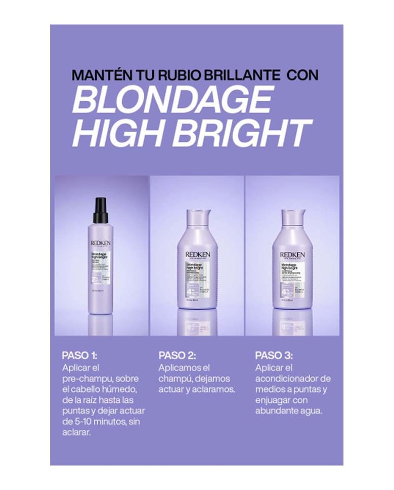 Champú Color Extend Blondage High Bright 300 ml Redken 7