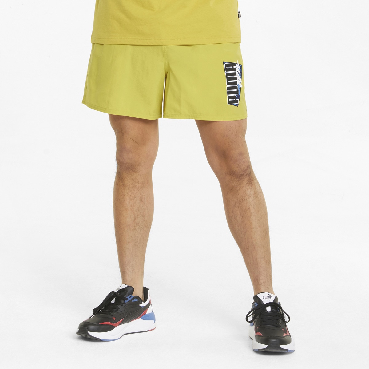Calções de Homem Summer Puma Amarelo-3
