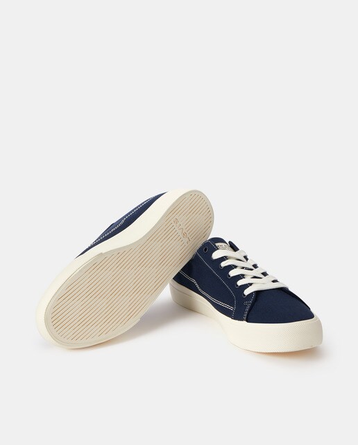 Zapatillas de lona de hombre en color azul marino con logotipo · Levi's ·  El Corte Inglés