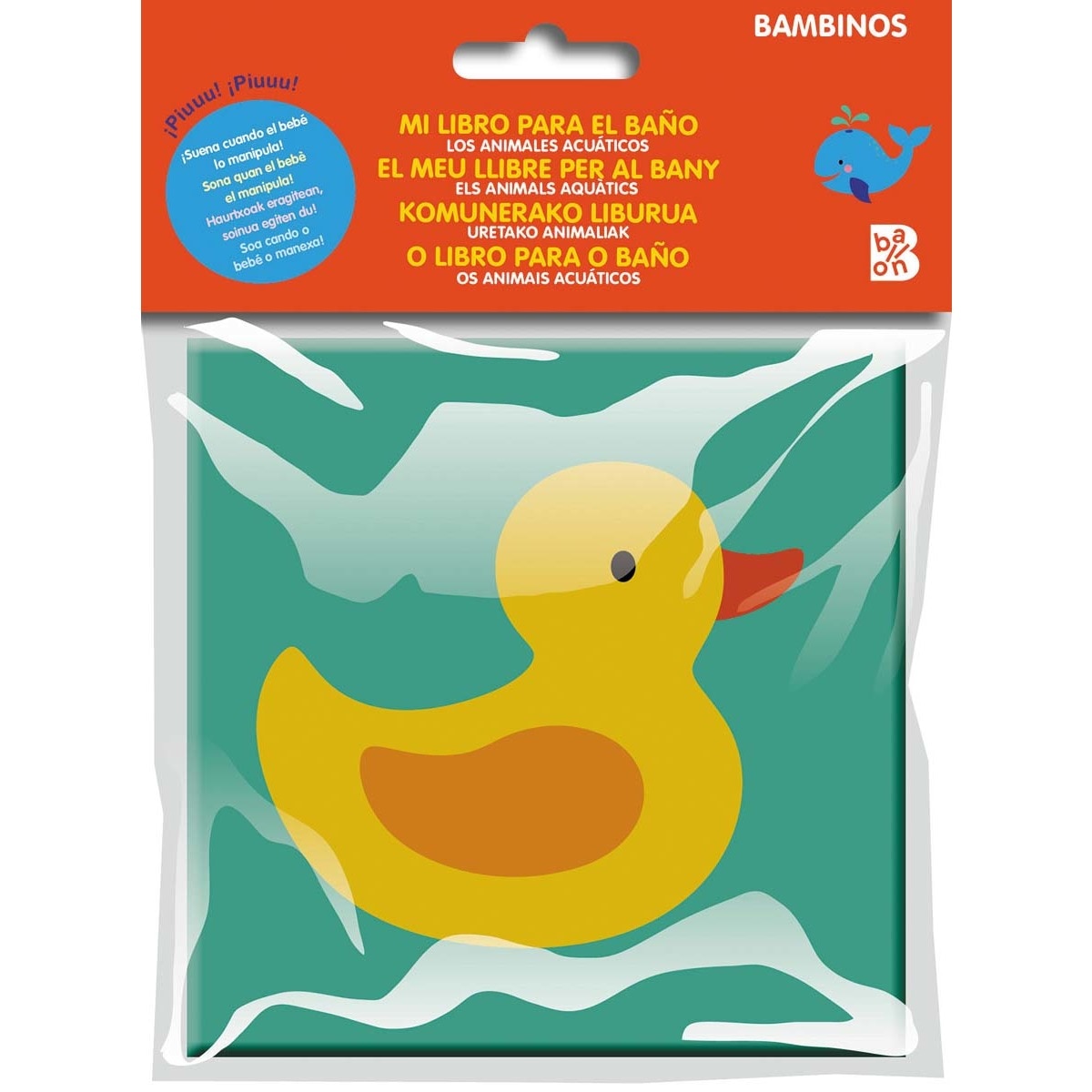 MI LIBRO PARA EL BAÑO - ANIMALES ACUÁTICOS 1