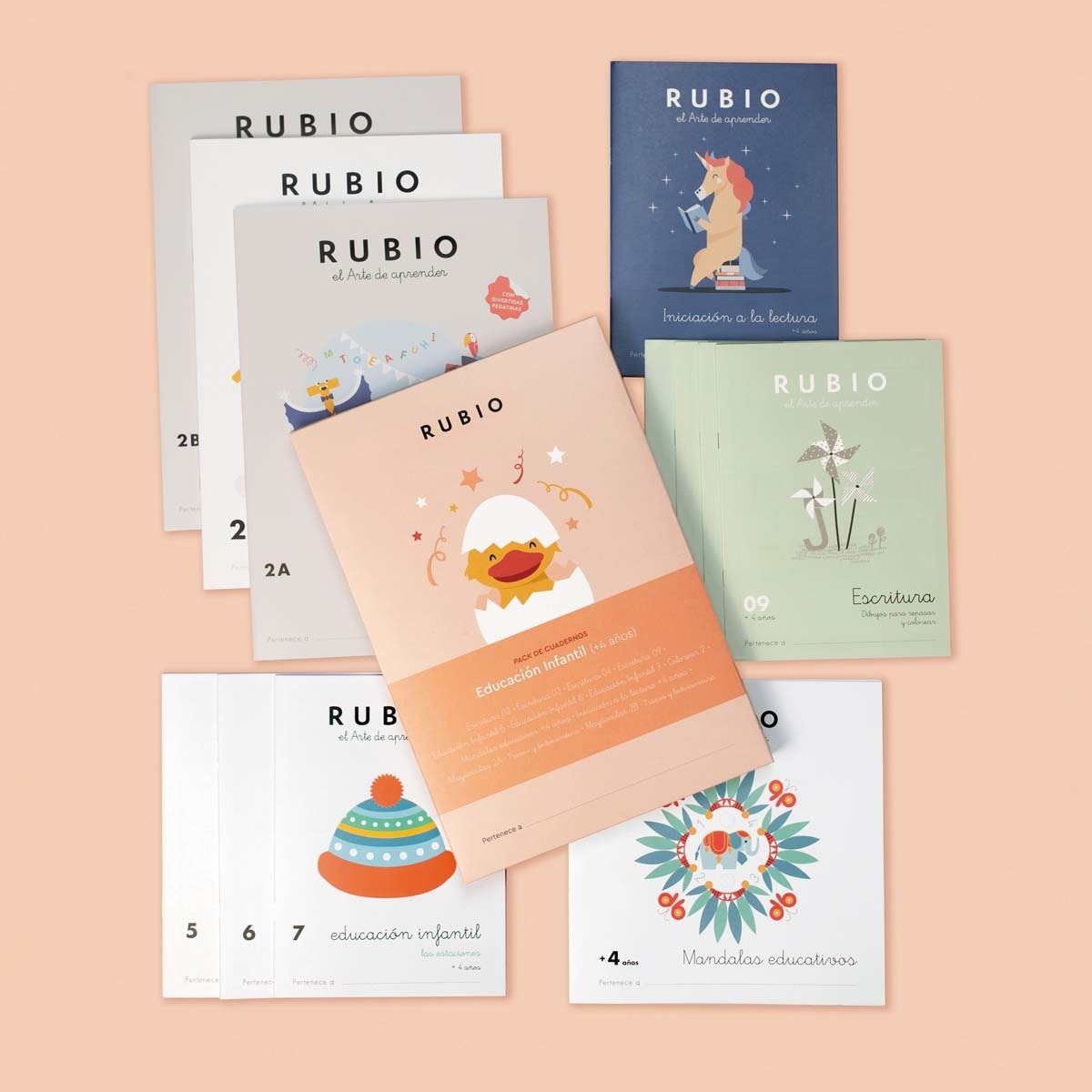 Imagen 0 de Pack de cuadernos Educación Infantil (+4 años)