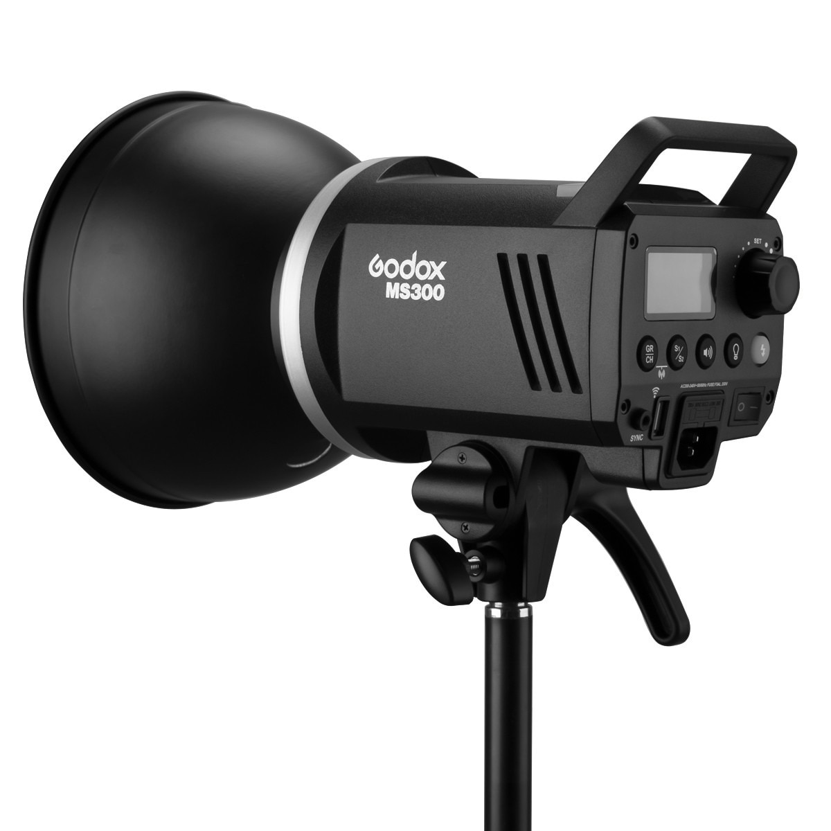 Flash de estudio Godox MS300 Negro-7