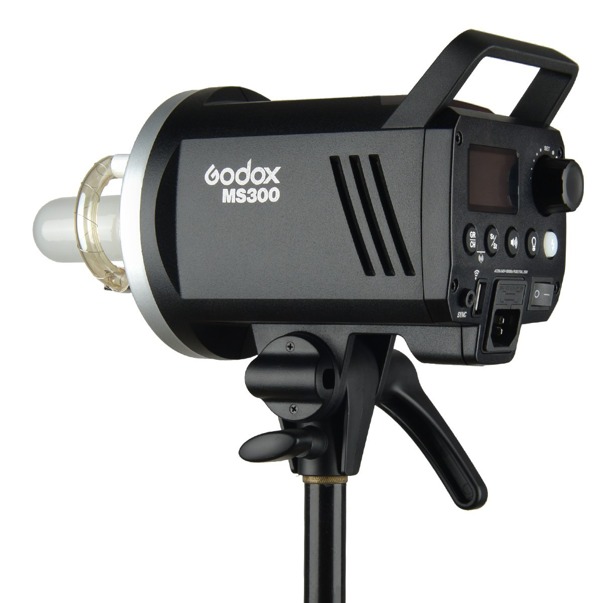 Flash de estudio Godox MS300 Negro-3