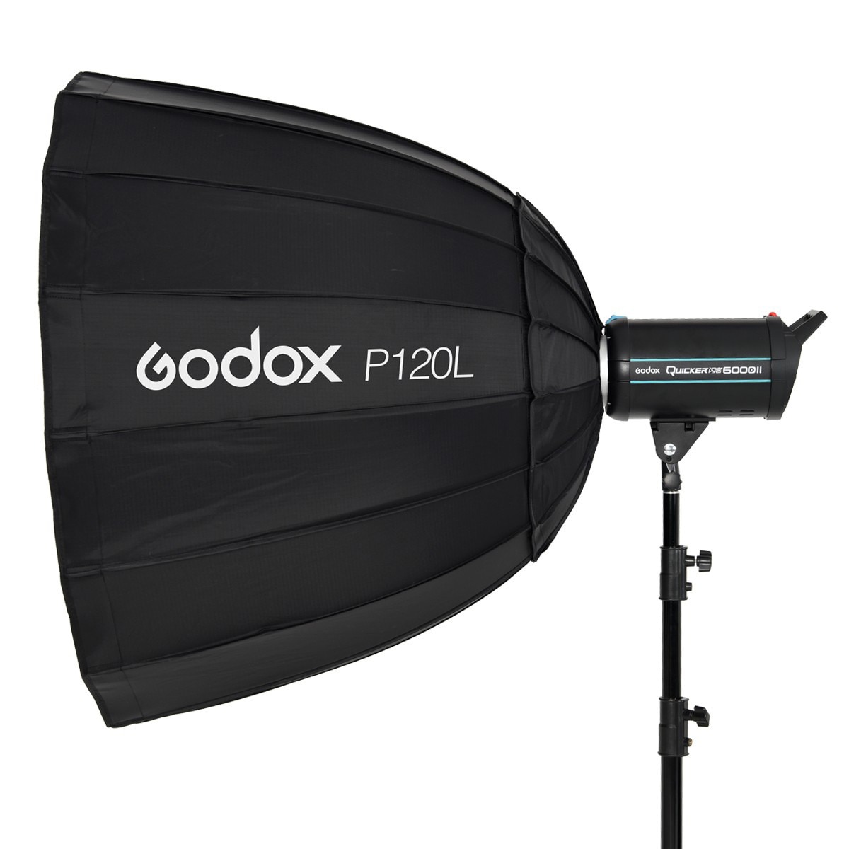 Softbox parabólico Godox P120L montura bowens Negro-3