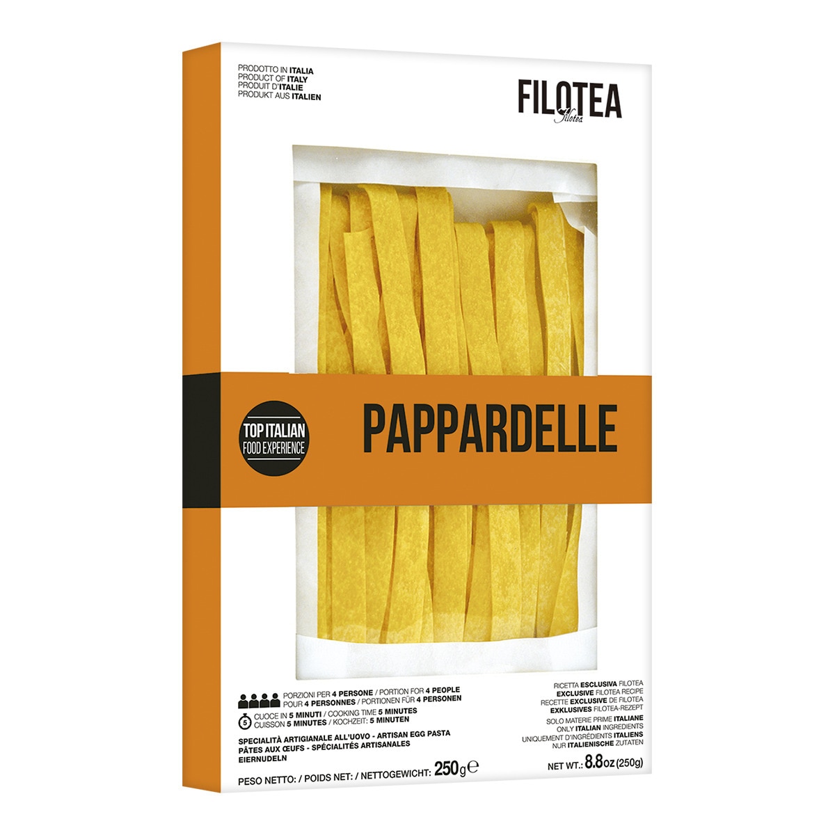 Pâtes aux ?ufs pappardelle Filotea