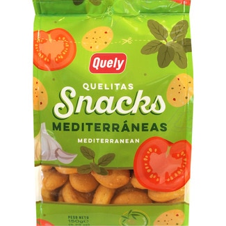snacks quelitas mediterráneas bolsa 150 g - Quely