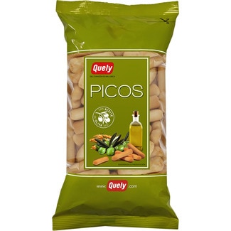 picos de pan con aceite de oliva bolsa 225 g - Quely