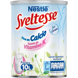 leche desnatada en polvo rica en calcio bote 1 kg - Nestle Sveltesse