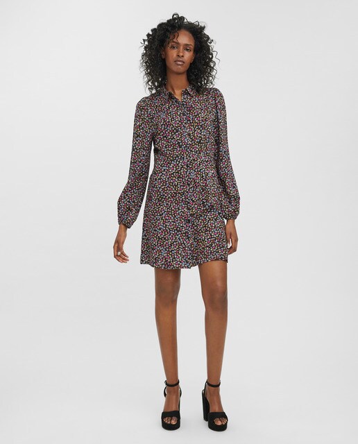 Vestido midi estampado · Vero Moda · El Corte Inglés
