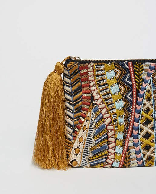 Cartera étnica franjas · Sfera · El Corte Inglés