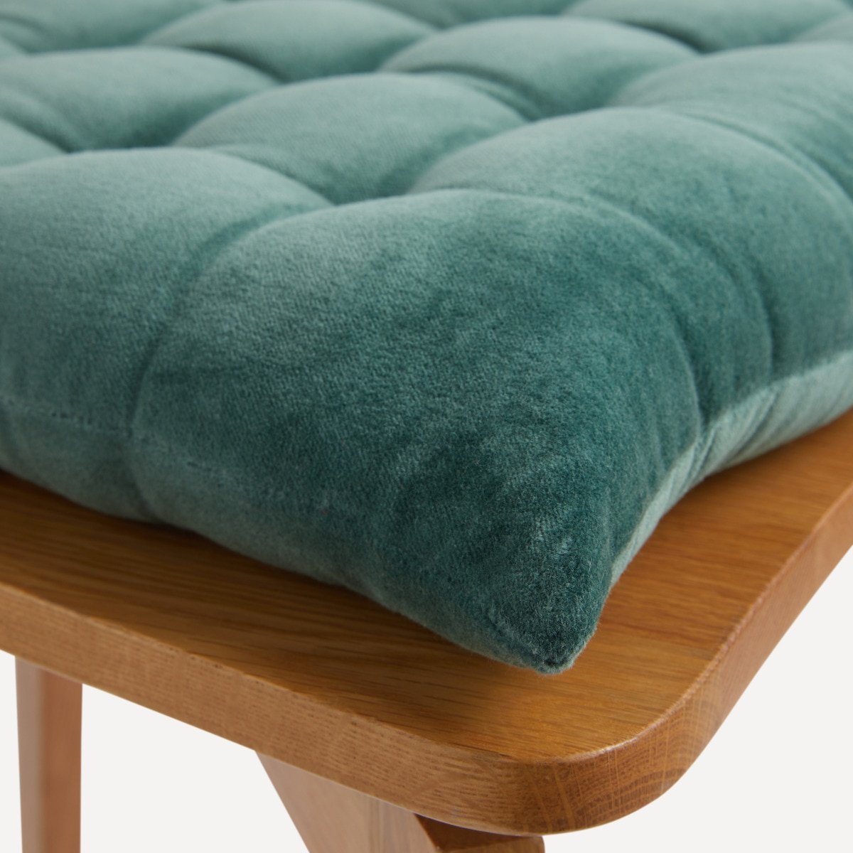 Cojín para silla Velvet El Corte Inglés Verde claro-3