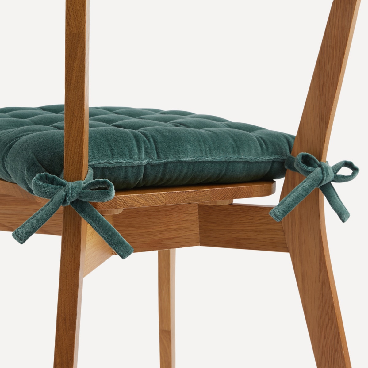 Cojín para silla Velvet El Corte Inglés Verde claro-2