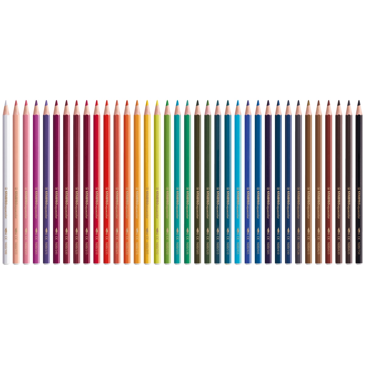 Estuche ARTY de 24 Lápices de Color Acuarelable aquacolor STABILO Multicolor Multicolor-2