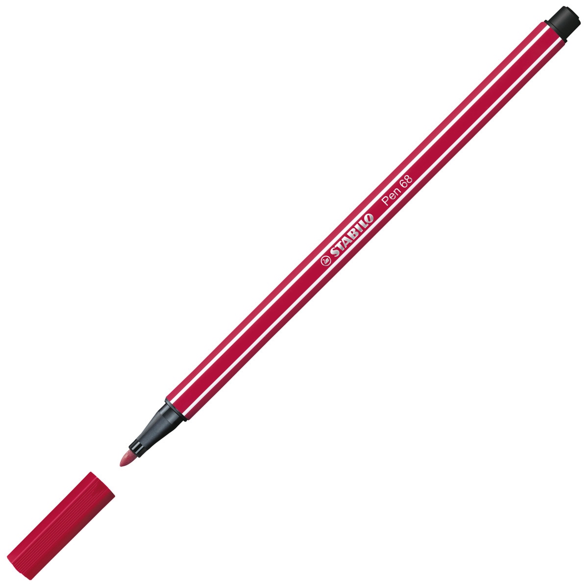 Rotualdor Premium Pen 68 STABILO Rojo Oscuro Rojo oscuro-2