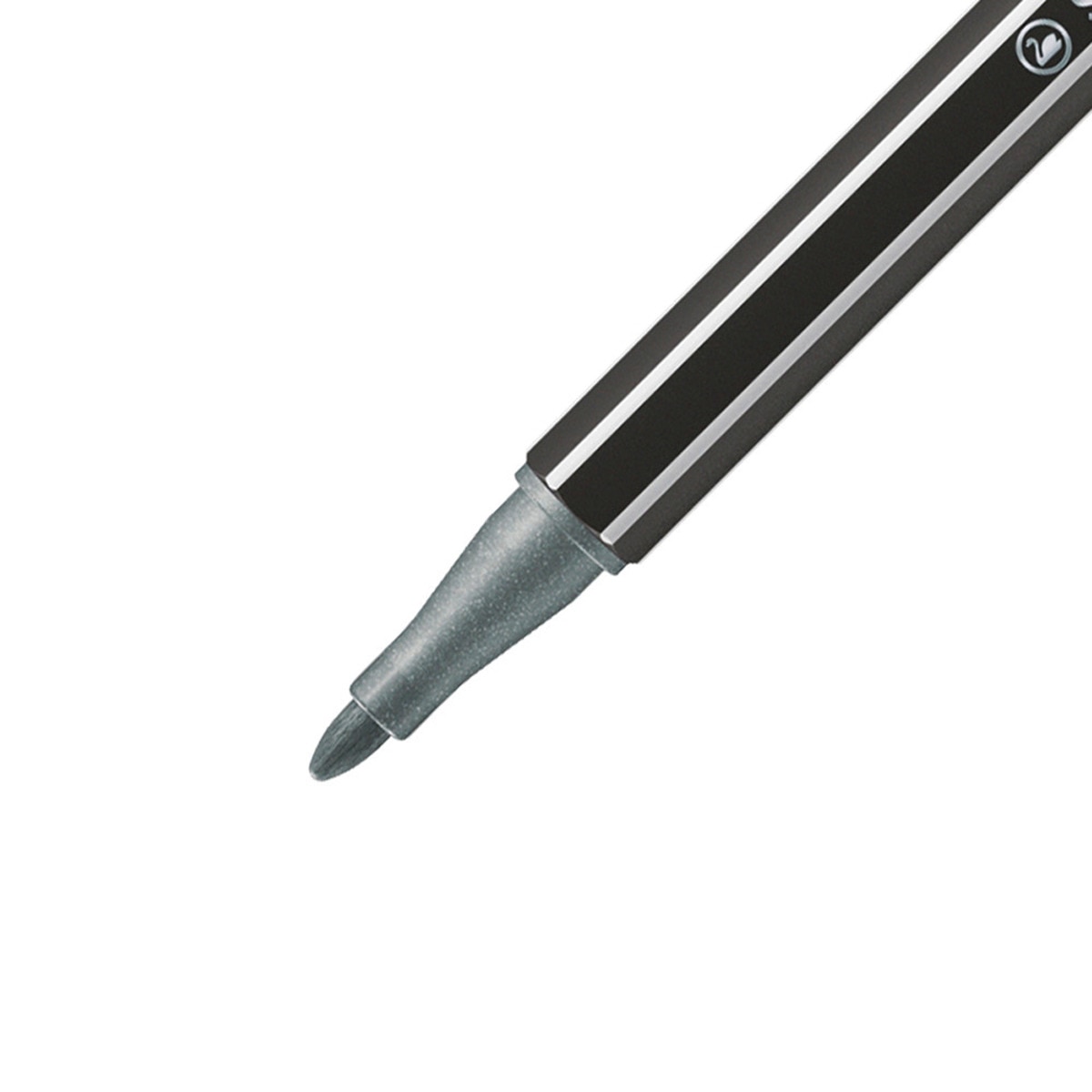 Rotulador Metallico STABILO Pen 68 Metallic Color Plata Plata-3