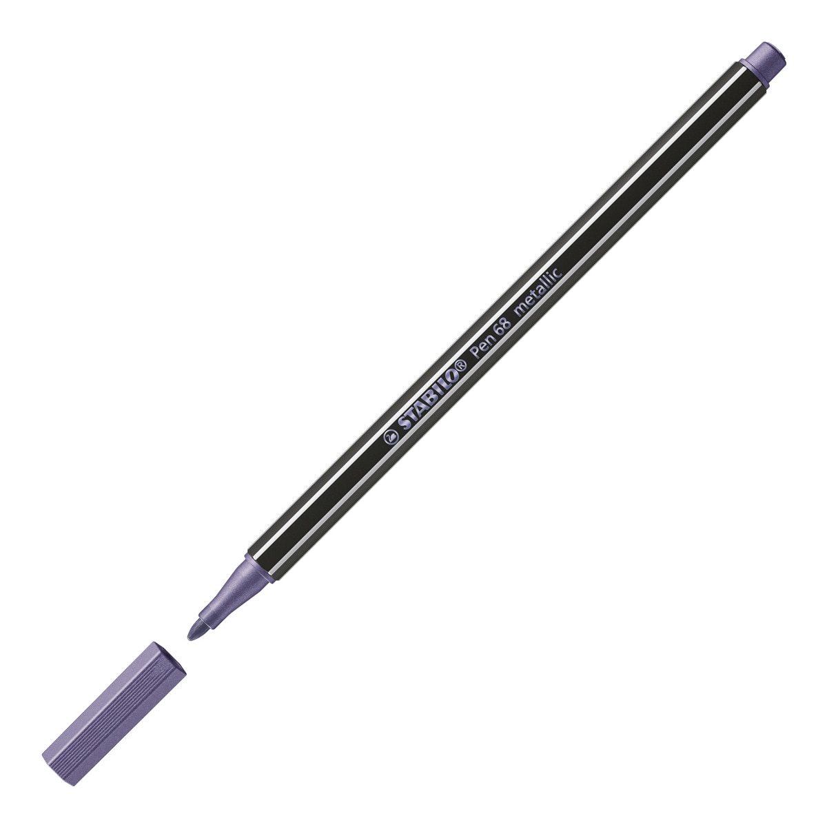 Rotulador Metallico STABILO Pen 68 Metallic Lila Metalizado NOVEDAD Lila-2