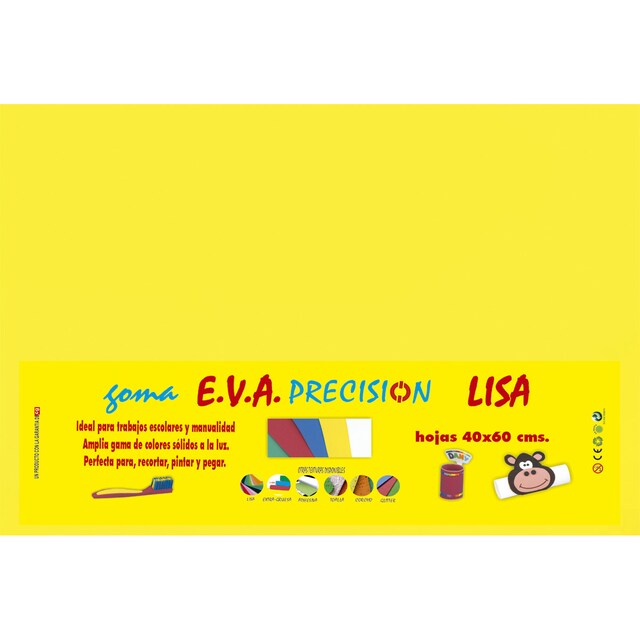 Imagem 0 de Folha Eva Precision 40x60 cm - Amarelo
