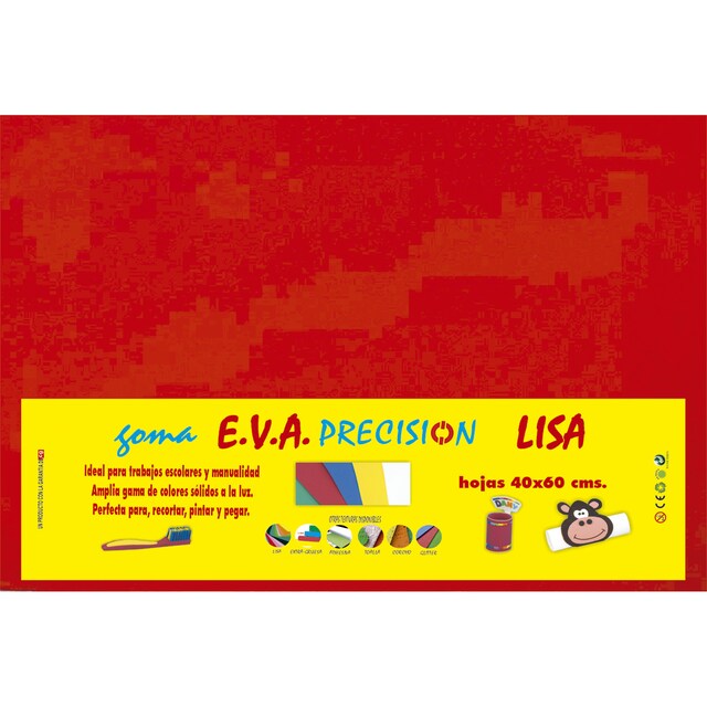 Imagem 0 de Folha Eva Precision 40x60 cm - Vermelho